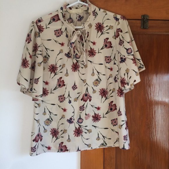 Annie 50 floral blouse - S - boho / french style - Picture 1 of 5